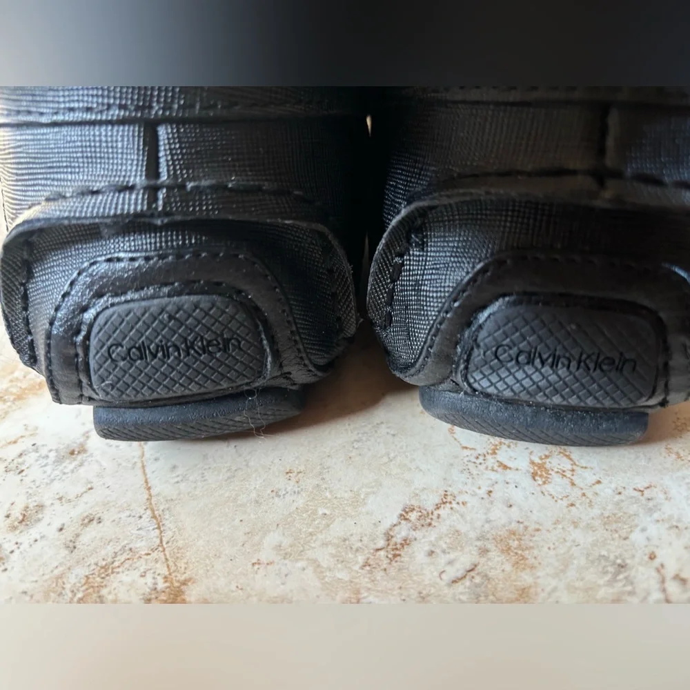 Calvin Klein Black Slip-On Bit Loafers